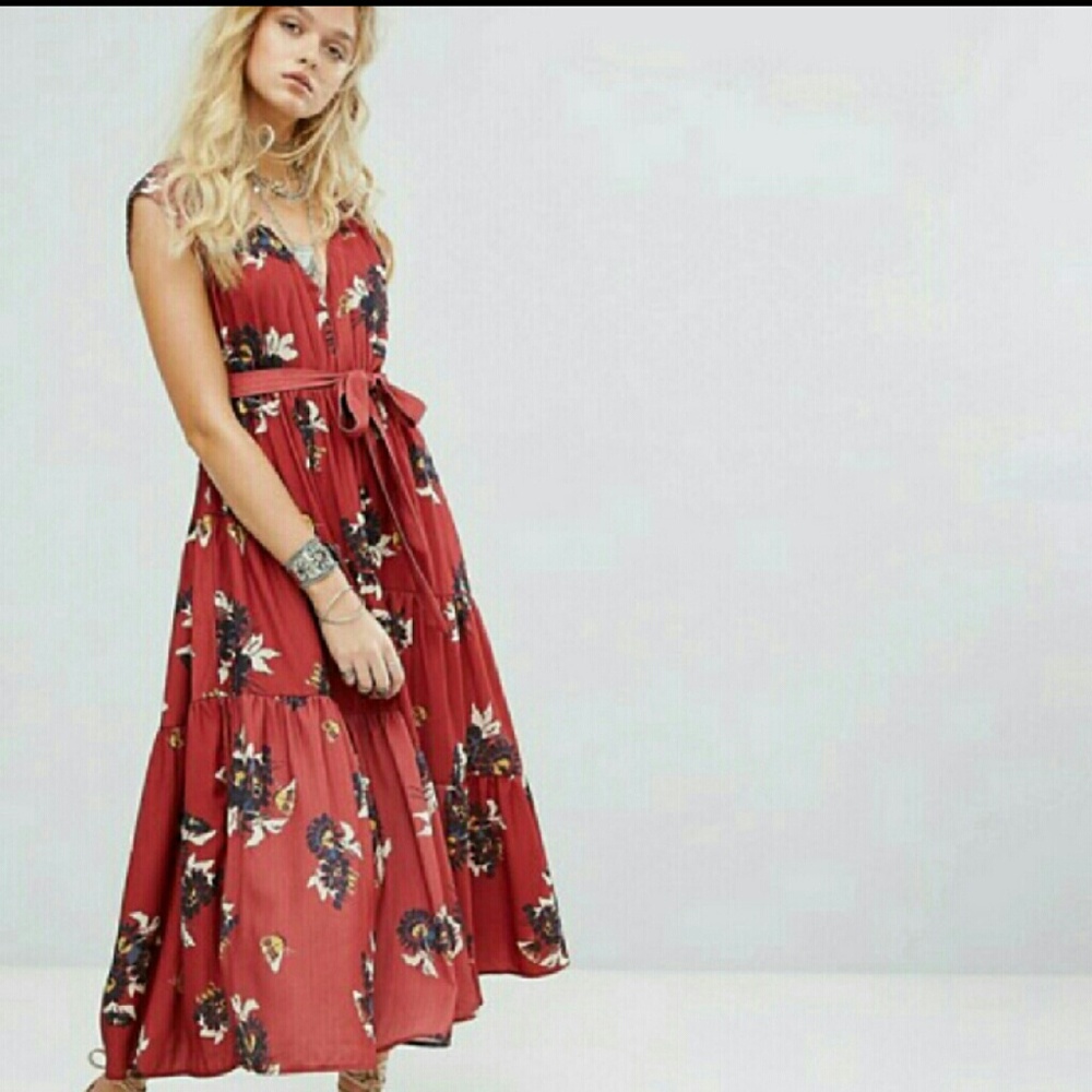Free People All I Got Is Floral print maxi dress 6